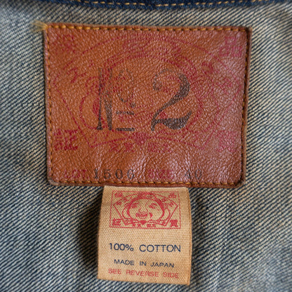 EVISU 1506 1st Model Dark Indigo Denim Jacket Size 40
