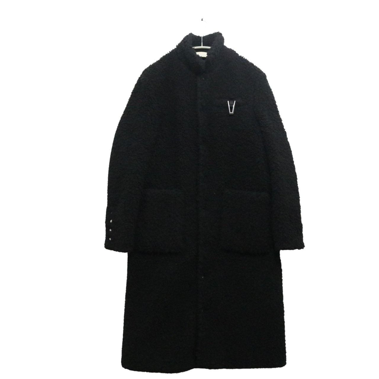 1017 ALYX 9SM Polar Fleece Boa Coat Black Size M