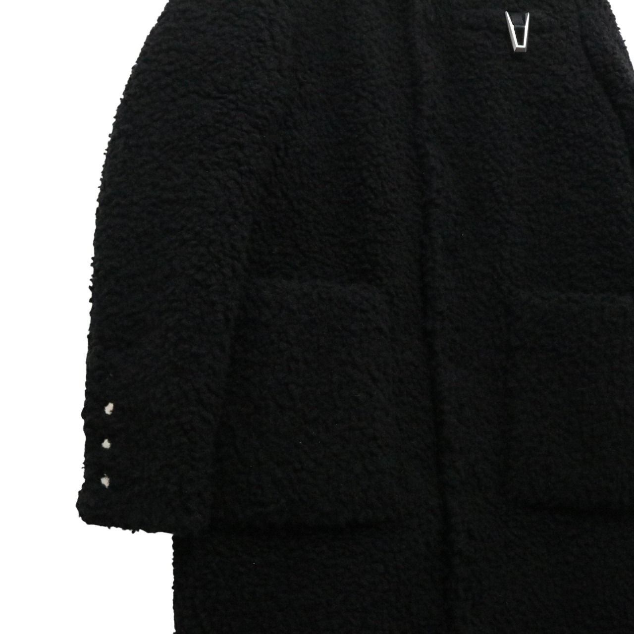 1017 ALYX 9SM Polar Fleece Boa Coat Black Size M