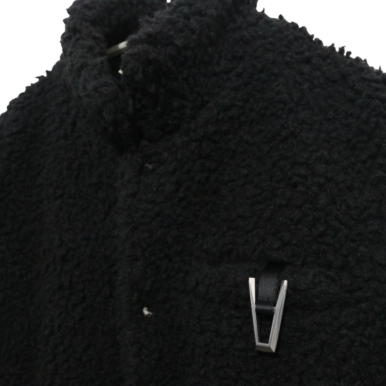 1017 ALYX 9SM Polar Fleece Boa Coat Black Size M