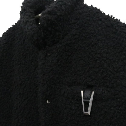 1017 ALYX 9SM Polar Fleece Boa Coat Black Size M