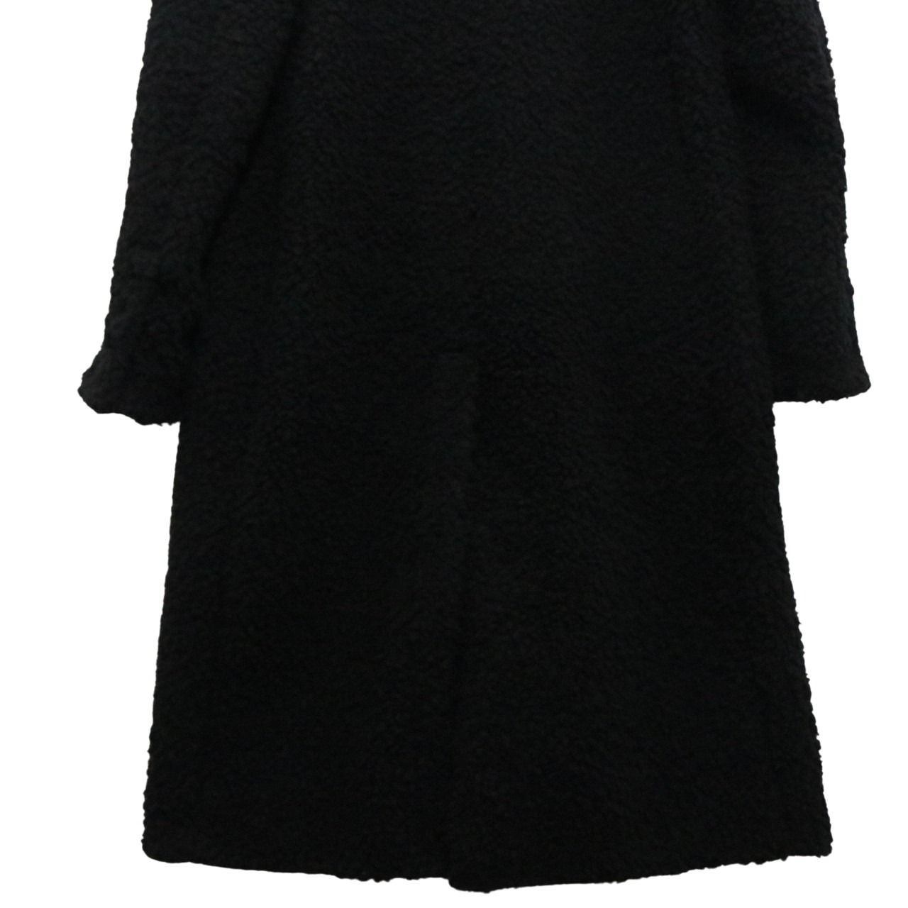 1017 ALYX 9SM Polar Fleece Boa Coat Black Size M