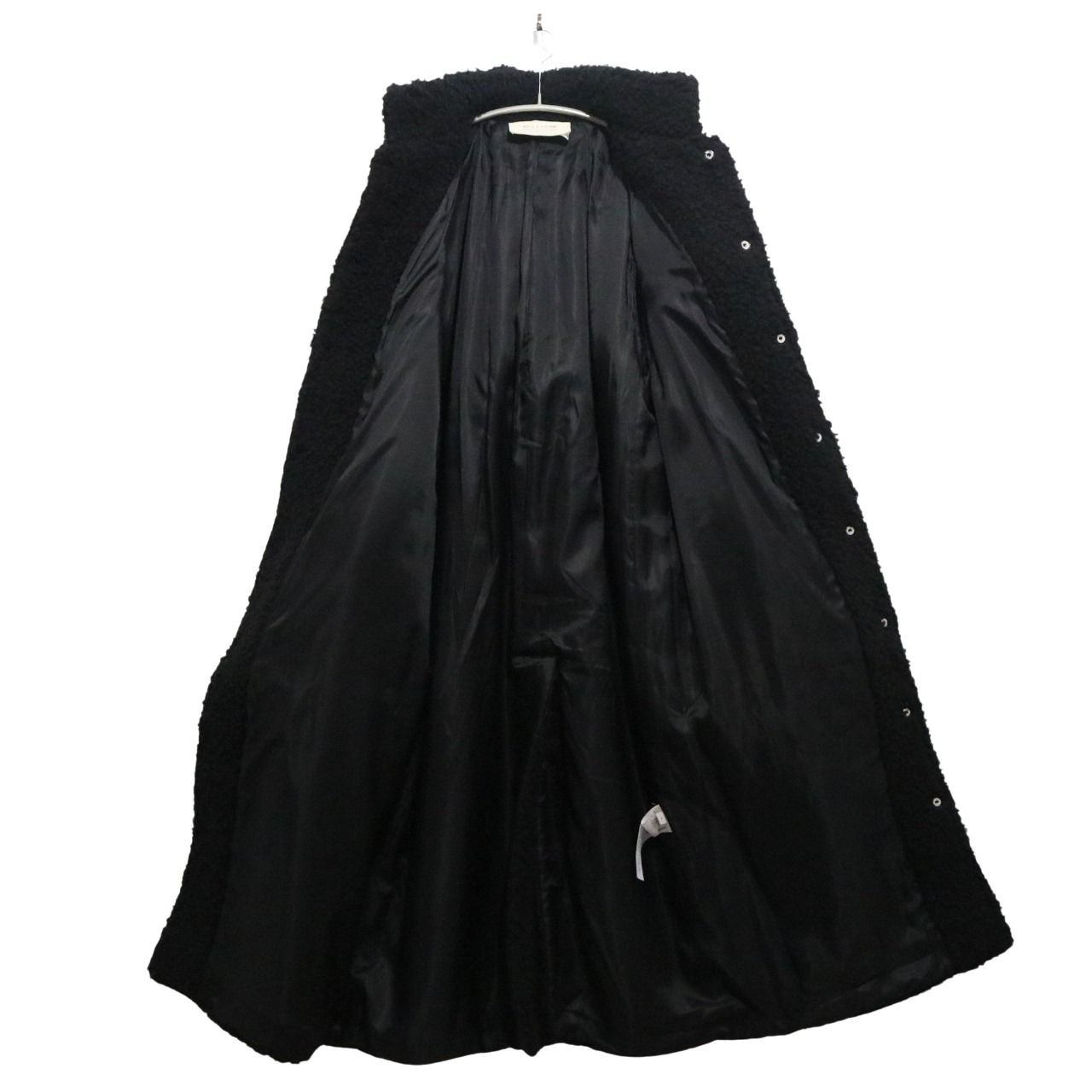 1017 ALYX 9SM Polar Fleece Boa Coat Black Size M
