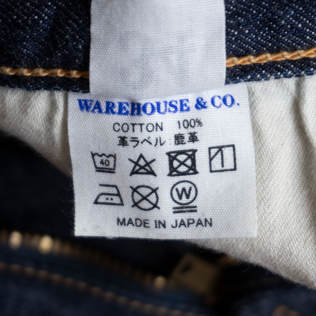 WAREHOUSE Dark Indigo Denim Shorts Size 34