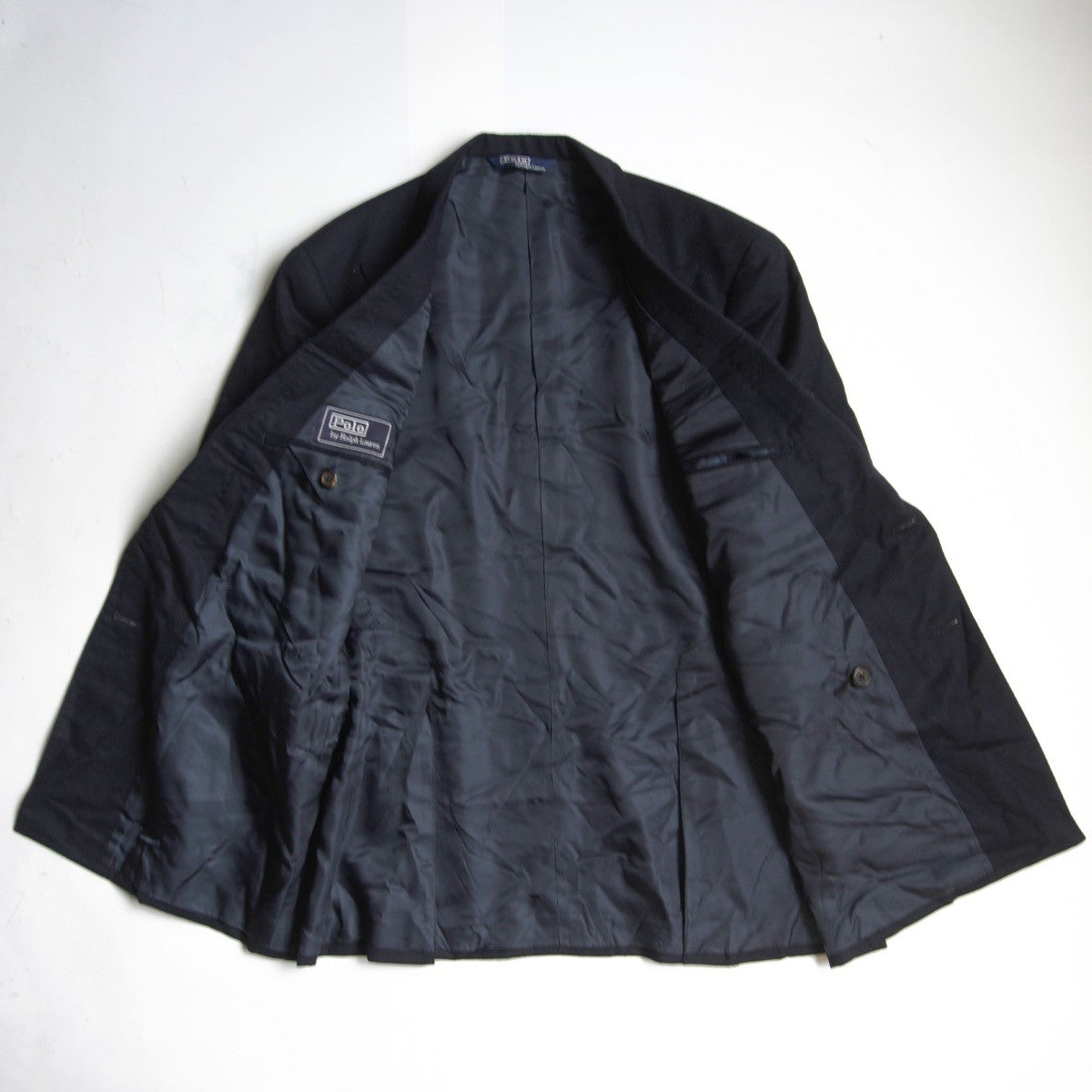 POLO RALPH LAUREN Navy Button Blazer Size 180