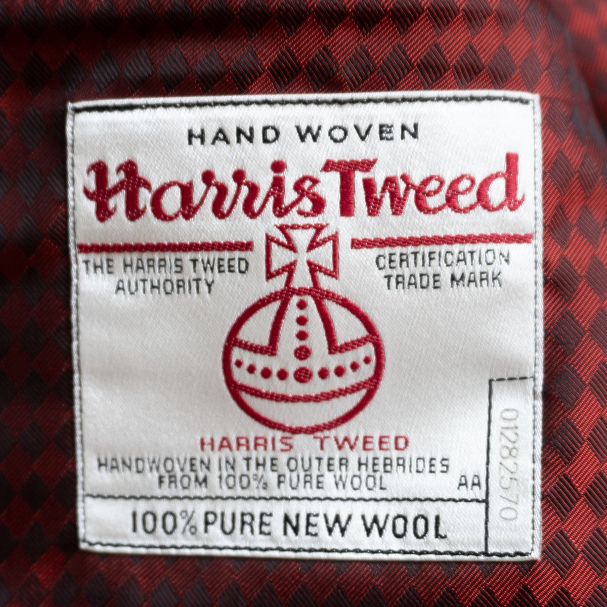 THE FLAT HEAD x Harris Tweed Leather Paneled Vest Size 40