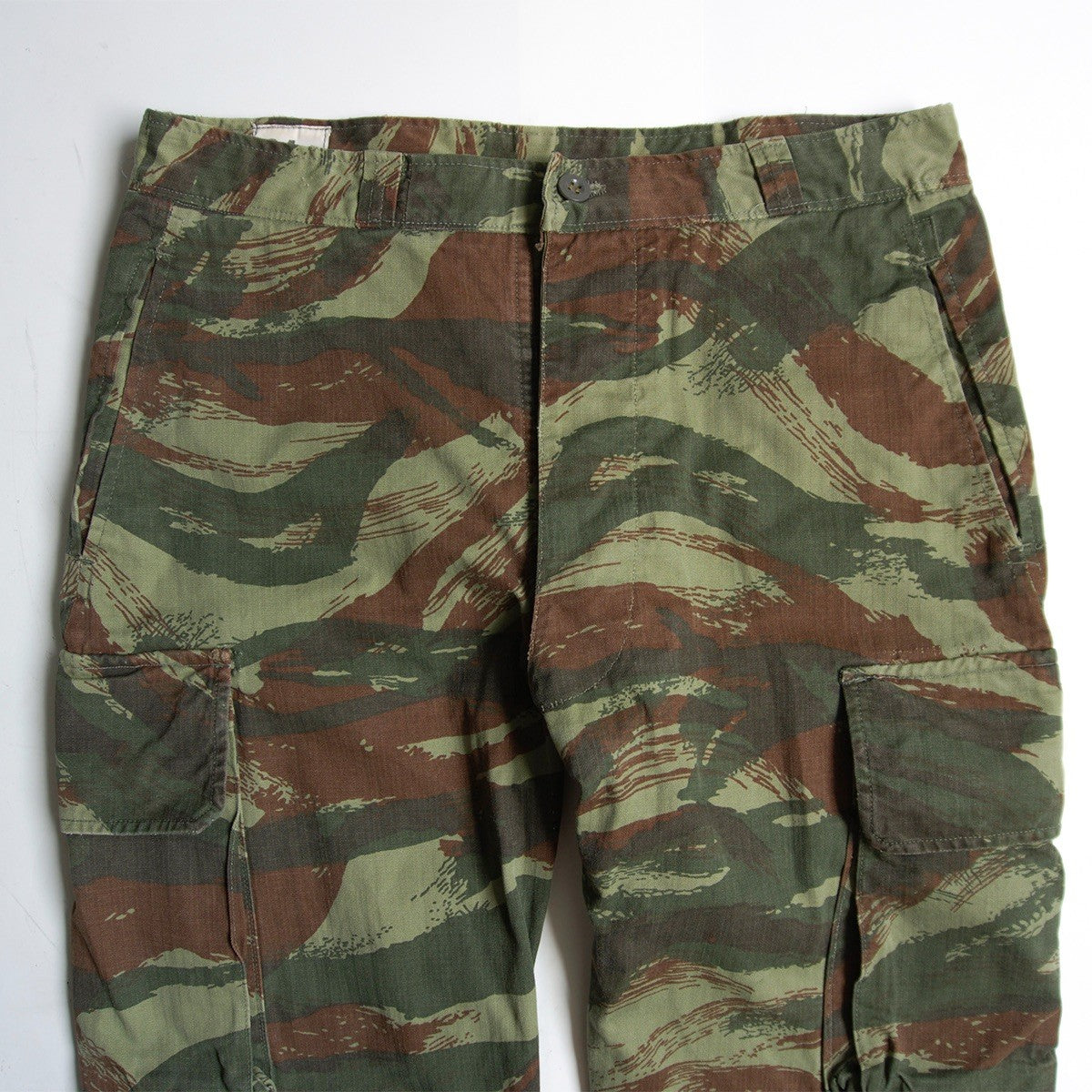 FRENCH ARMY 70s M47 Lizard Camo Cargo Pants Size 84L