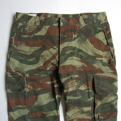 FRENCH ARMY 70s M47 Lizard Camo Cargo Pants Size 84L