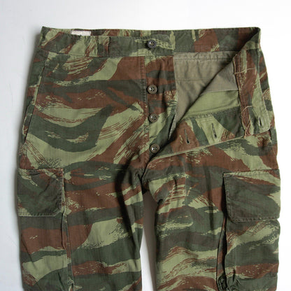 FRENCH ARMY 70s M47 Lizard Camo Cargo Pants Size 84L