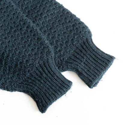COMME des GARCONS HOMME 80s Wool Cable Sweater Green Size M
