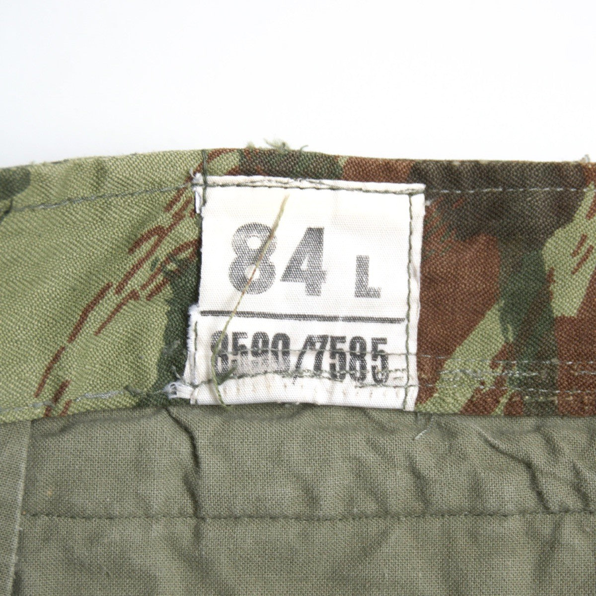 FRENCH ARMY 70s M47 Lizard Camo Cargo Pants Size 84L