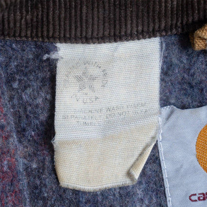 Carhartt Made in USA Duck Canvas Detroit Jacket Brown Size L