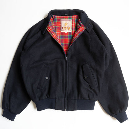 BARACUTA G9 Wool Harrington Jacket Dark Navy Size 40