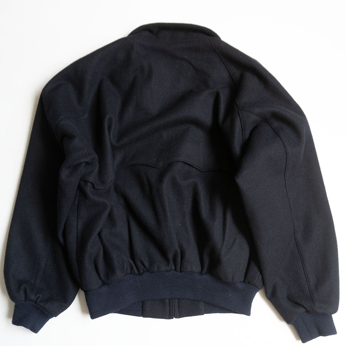 BARACUTA G9 Wool Harrington Jacket Dark Navy Size 40