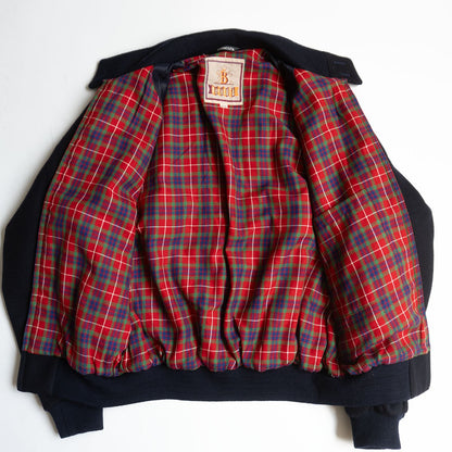 BARACUTA G9 Wool Harrington Jacket Dark Navy Size 40