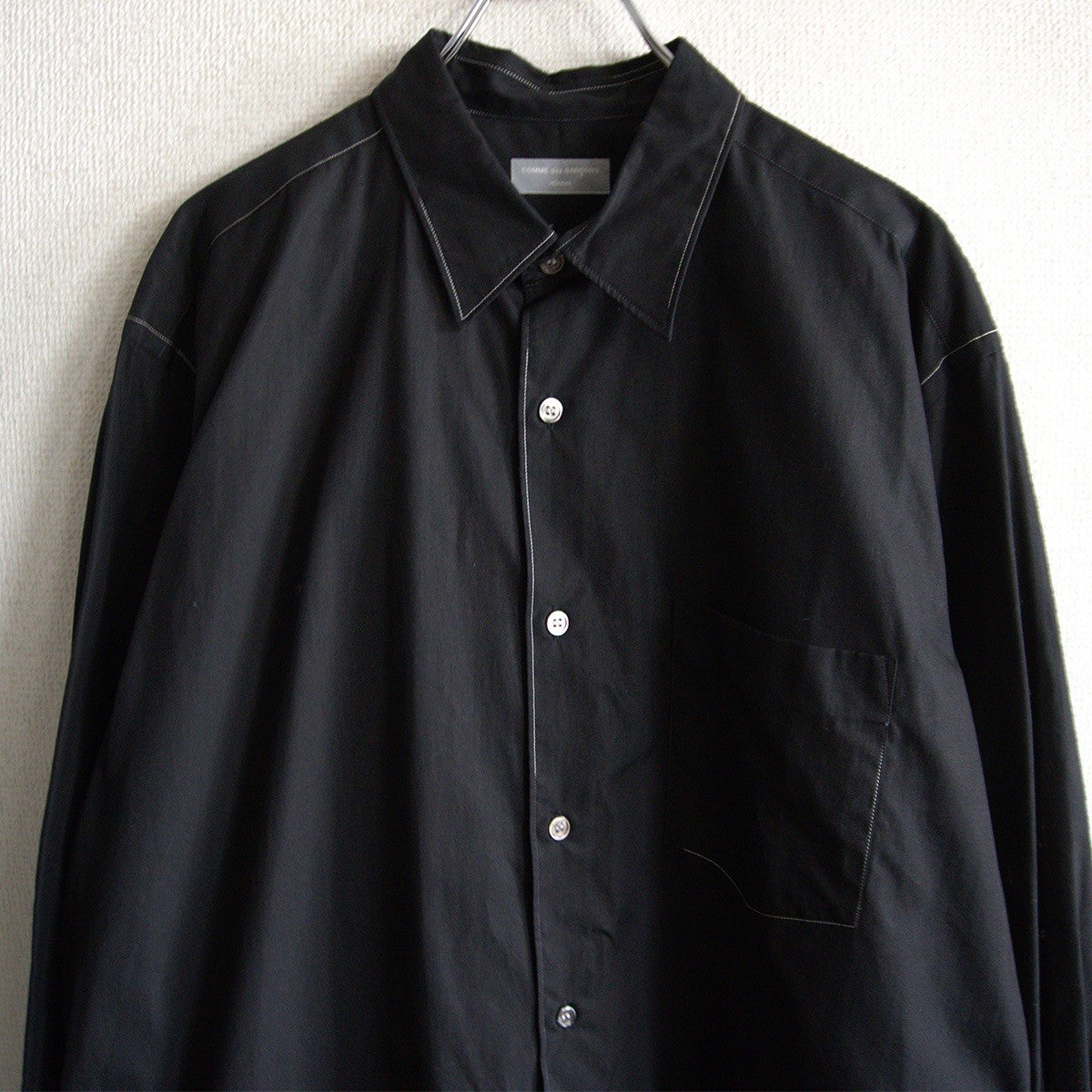 COMME des GARCONS HOMME 90s Relaxed Fit Shirt Black Size XL