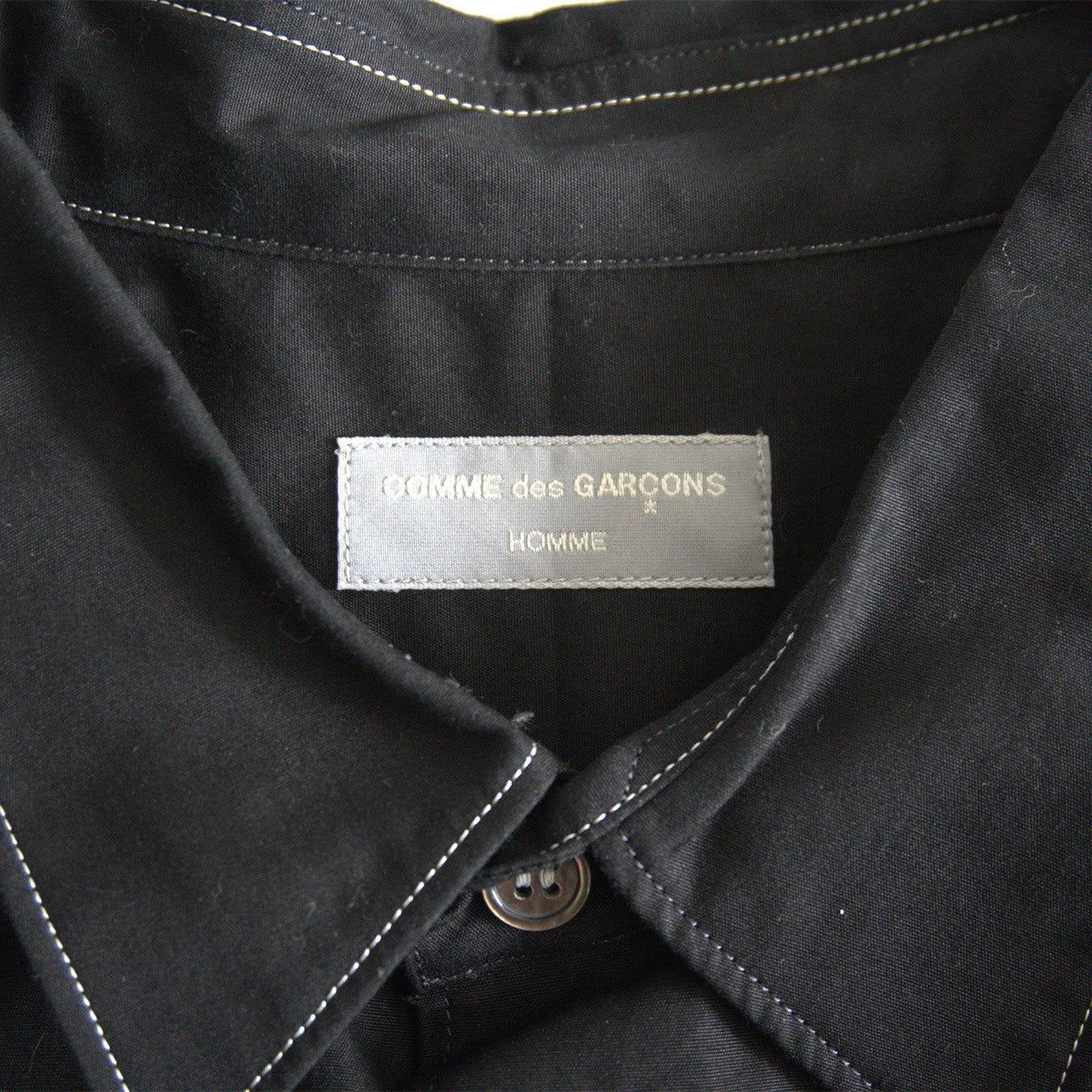 COMME des GARCONS HOMME 90s Relaxed Fit Shirt Black Size XL