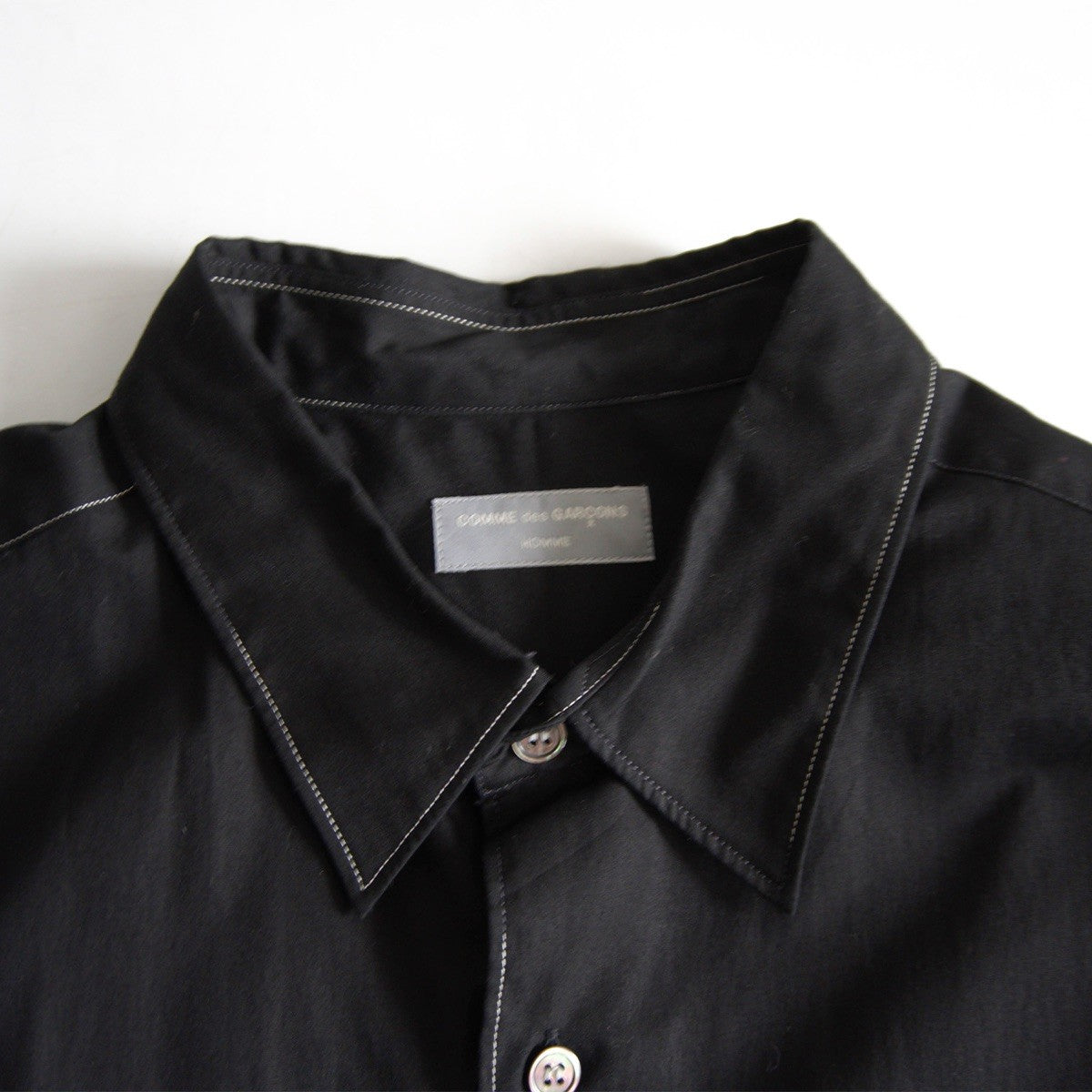 COMME des GARCONS HOMME 90s Relaxed Fit Shirt Black Size XL