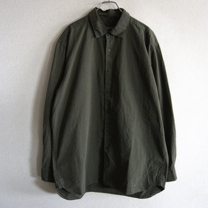 CASEY CASEY Big Raccourcie Paper Cotton Shirt Size L
