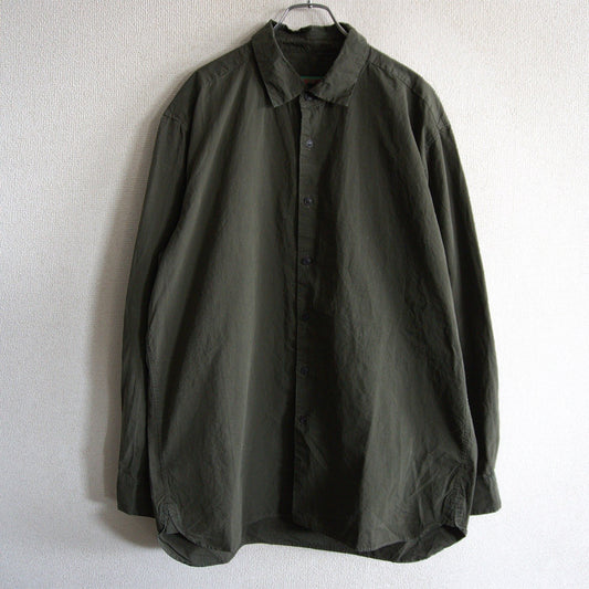 CASEY CASEY Big Raccourcie Paper Cotton Shirt Size L