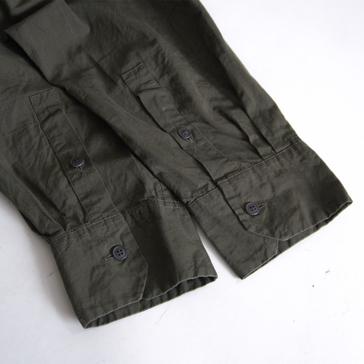 CASEY CASEY Big Raccourcie Paper Cotton Shirt Size L