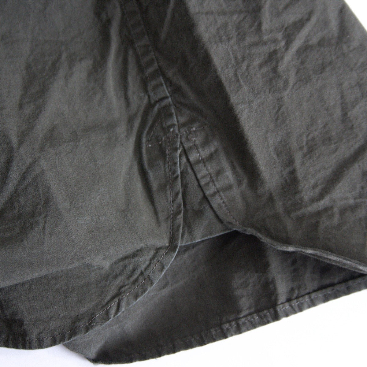 CASEY CASEY Big Raccourcie Paper Cotton Shirt Size L