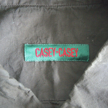 CASEY CASEY Big Raccourcie Paper Cotton Shirt Size L