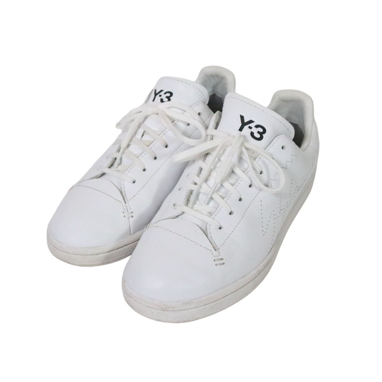 Y-3 Yohji Court Leather Sneakers White Size 26.0cm