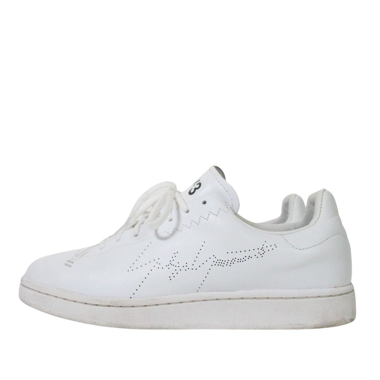 Y-3 Yohji Court Leather Sneakers White Size 26.0cm