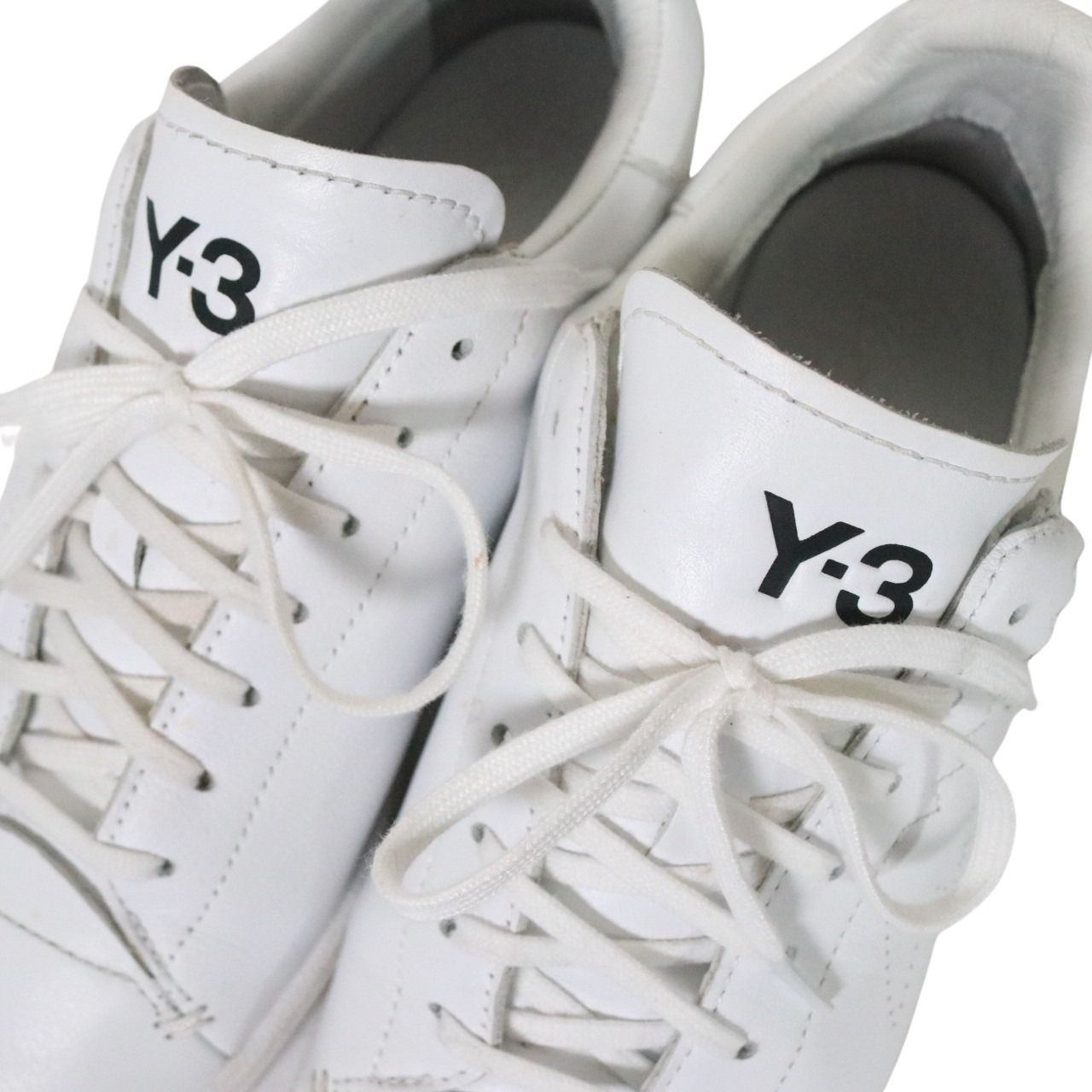 Y-3 Yohji Court Leather Sneakers White Size 26.0cm