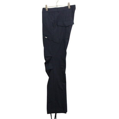 nonnative Stripe Relax Fit Wool Trousers Navy Size 3