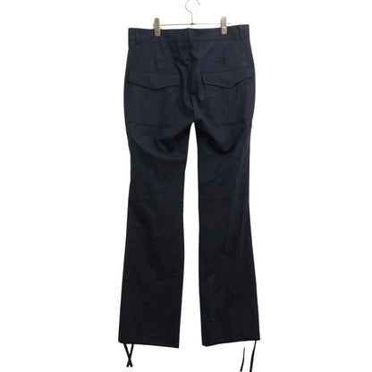 nonnative Stripe Relax Fit Wool Trousers Navy Size 3