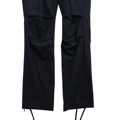 nonnative Stripe Relax Fit Wool Trousers Navy Size 3