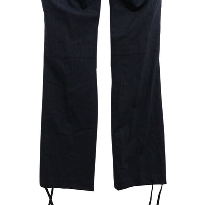 nonnative Stripe Relax Fit Wool Trousers Navy Size 3