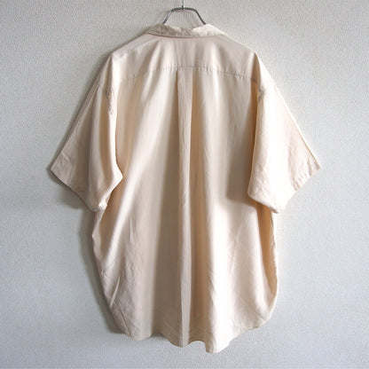 COMME des GARCONS HOMME 90s Rayon Open Collar Shirt Size XL