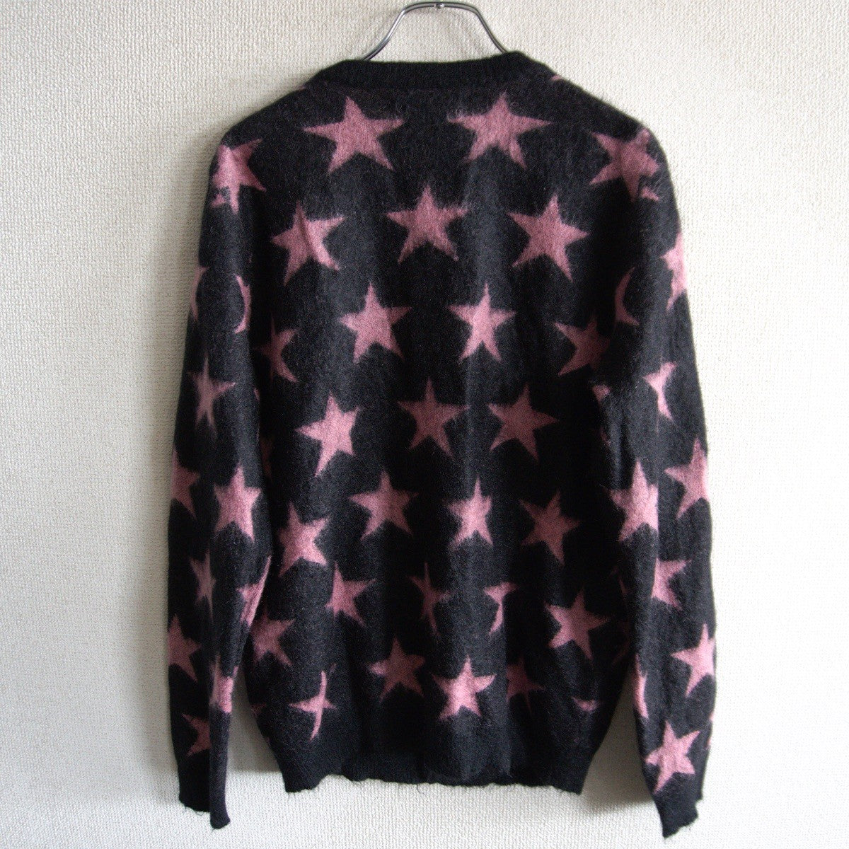 WACKO MARIA Star Pattern Mohair Cardigan Size M
