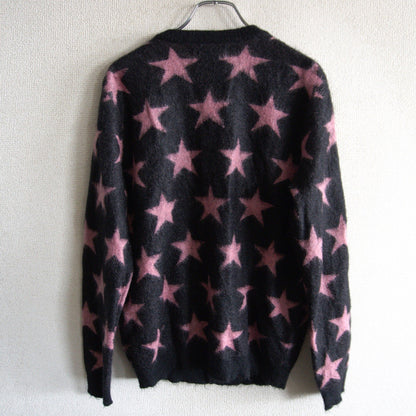 WACKO MARIA Star Pattern Mohair Cardigan Size M