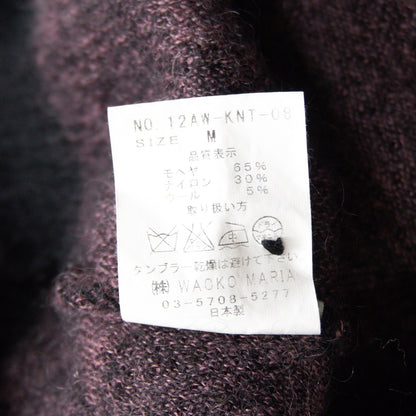 WACKO MARIA Star Pattern Mohair Cardigan Size M