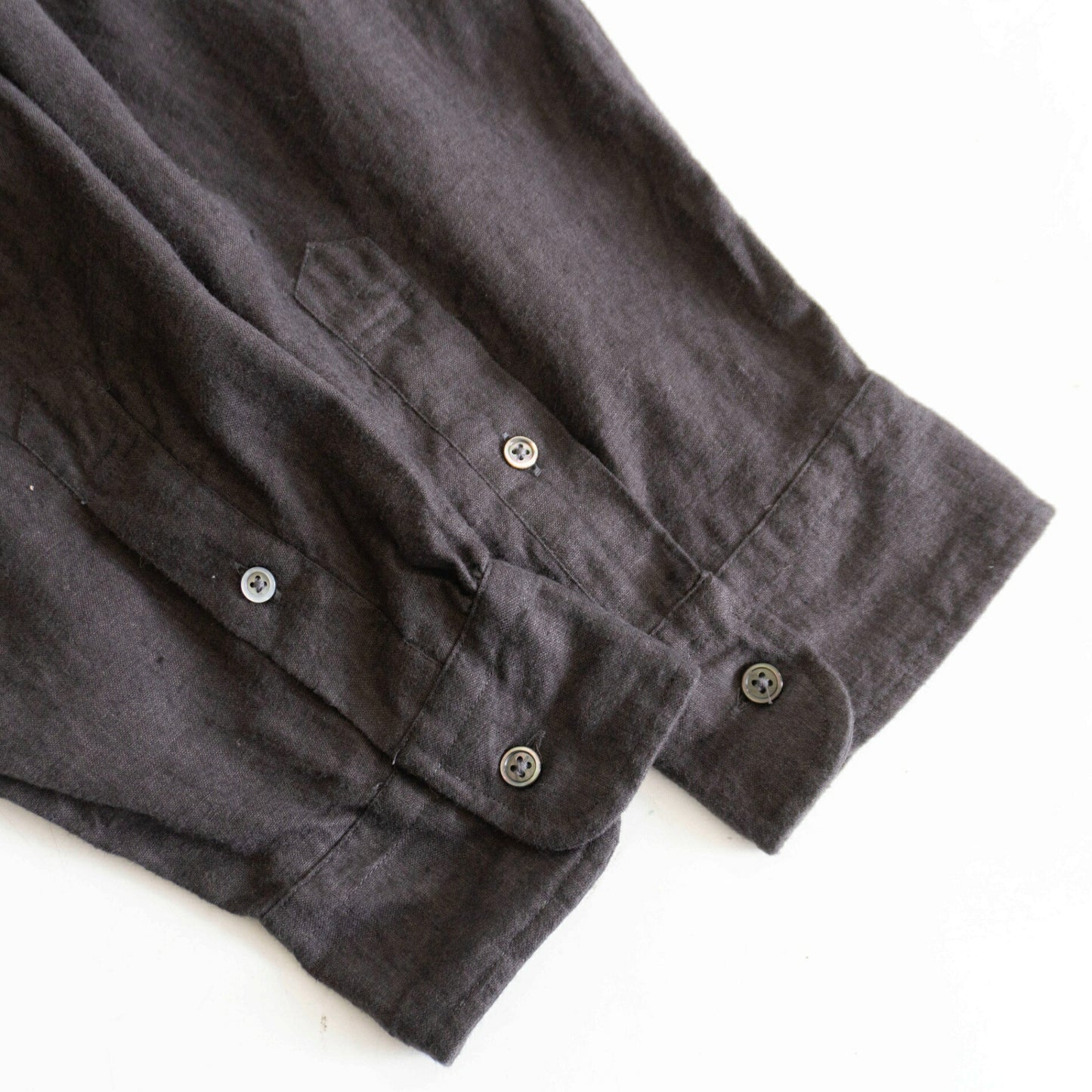 NIGEL CABOURN British Officers Hemp Poplin Shirt Size 54