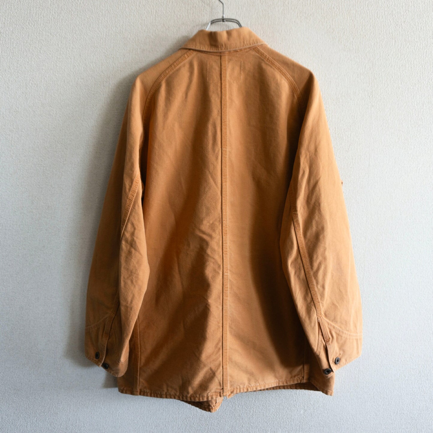 WAREHOUSE Cotton Coverall Jacket Brown Military Size L