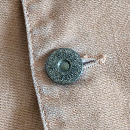 WAREHOUSE Cotton Coverall Jacket Brown Military Size L