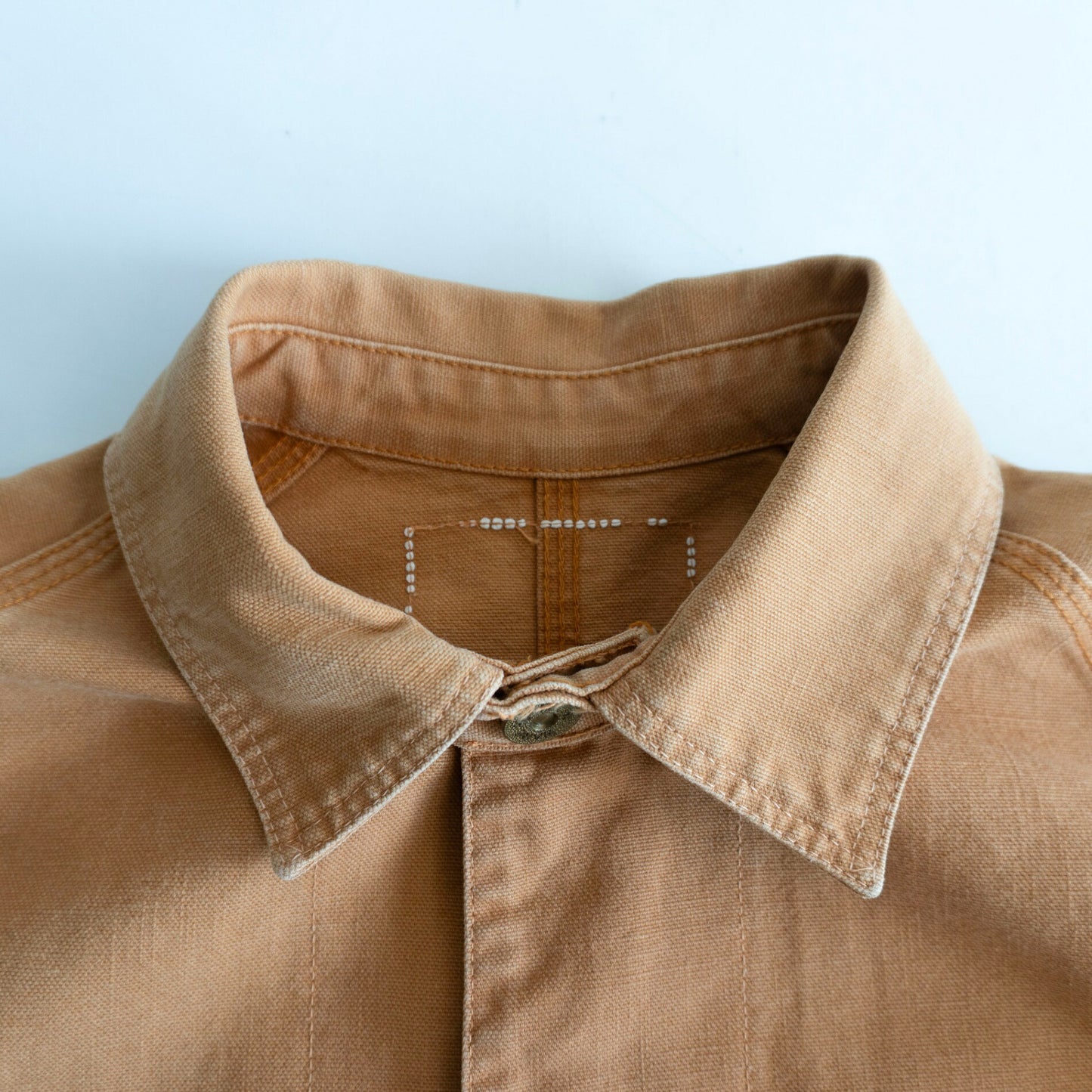 WAREHOUSE Cotton Coverall Jacket Brown Military Size L