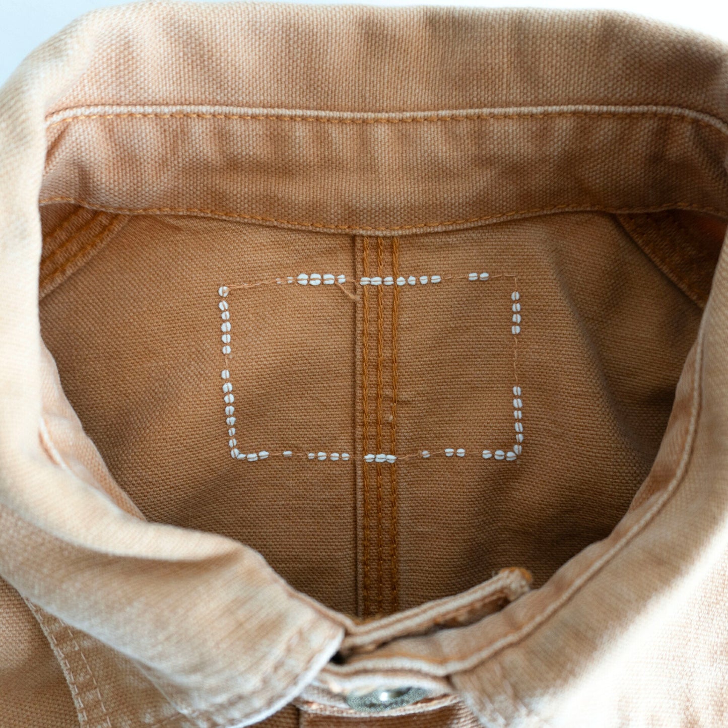 WAREHOUSE Cotton Coverall Jacket Brown Military Size L