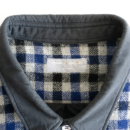 COMME des GARCONS HOMME 90s Archive Check Shirt Size XL