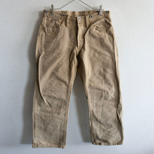 WAREHOUSE DUCK DIGGER Suspender Button Back Pants Size 33