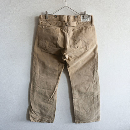 WAREHOUSE DUCK DIGGER Suspender Button Back Pants Size 33