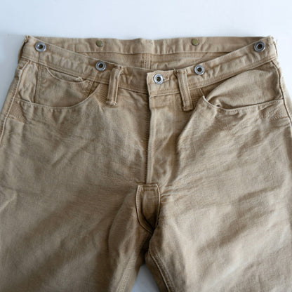 WAREHOUSE DUCK DIGGER Suspender Button Back Pants Size 33