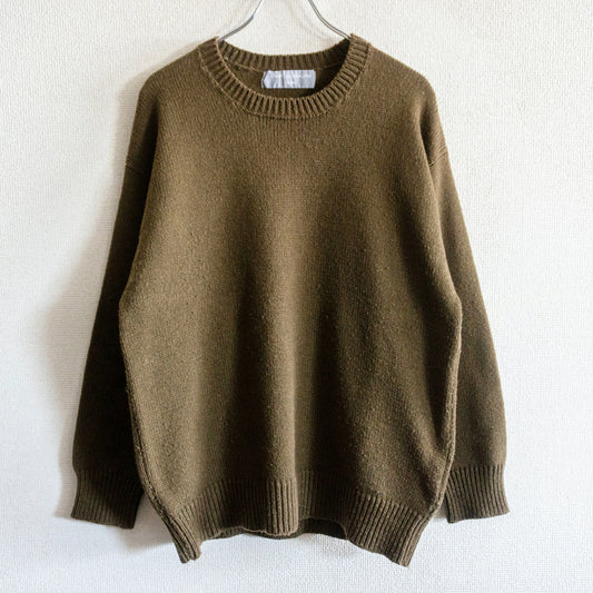 COMME des GARCONS HOMME 80s Crewneck Knit Khaki Size L