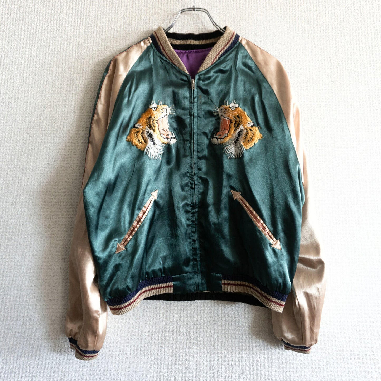TAILOR TOYO TT10930 Reversible Embroidered Sukajan Jacket Size XL