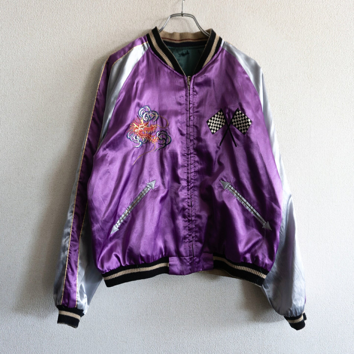 TAILOR TOYO TT10930 Reversible Embroidered Sukajan Jacket Size XL
